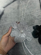Floral Rhinestone Necklace
