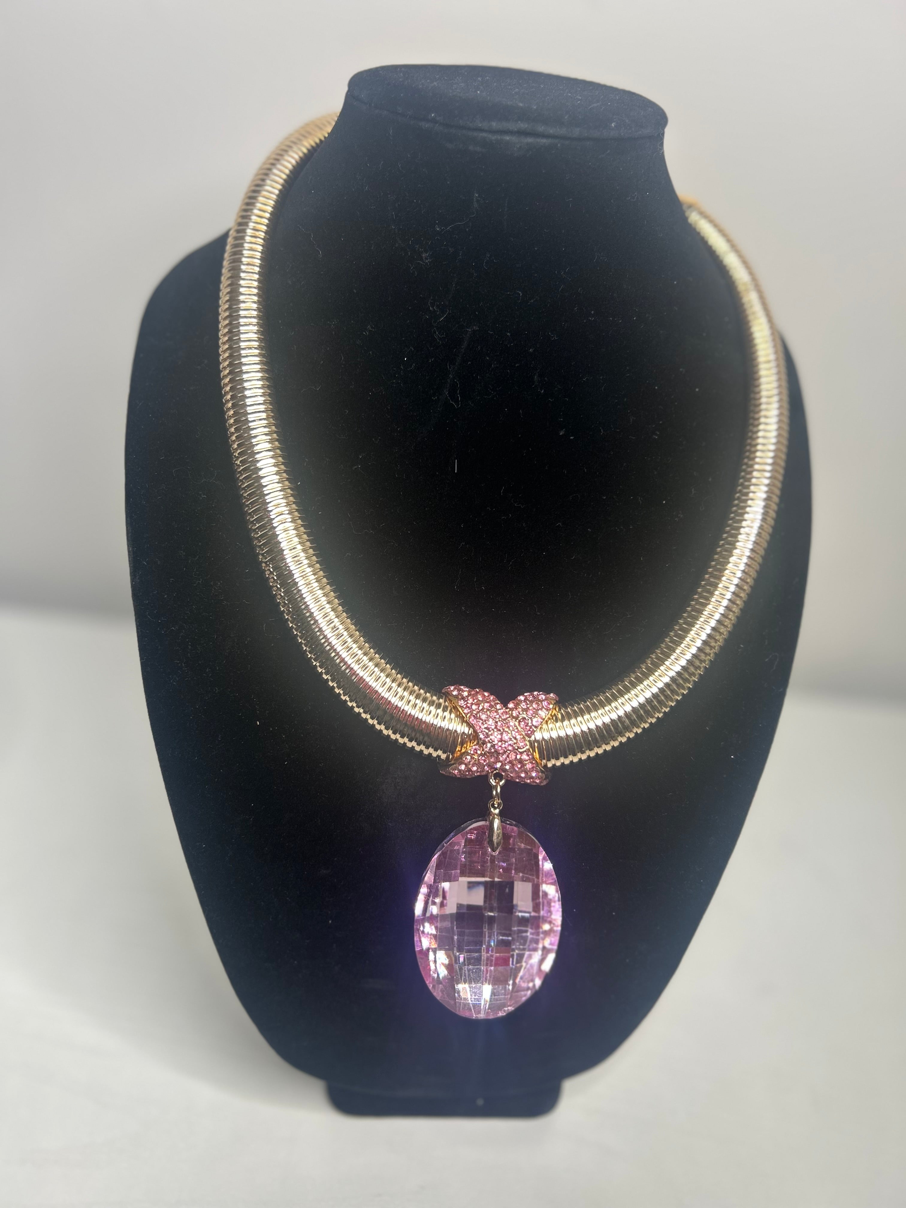 Pink & Gold necklace
