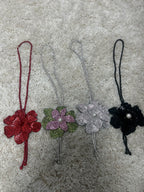 Floral Rhinestone Necklace