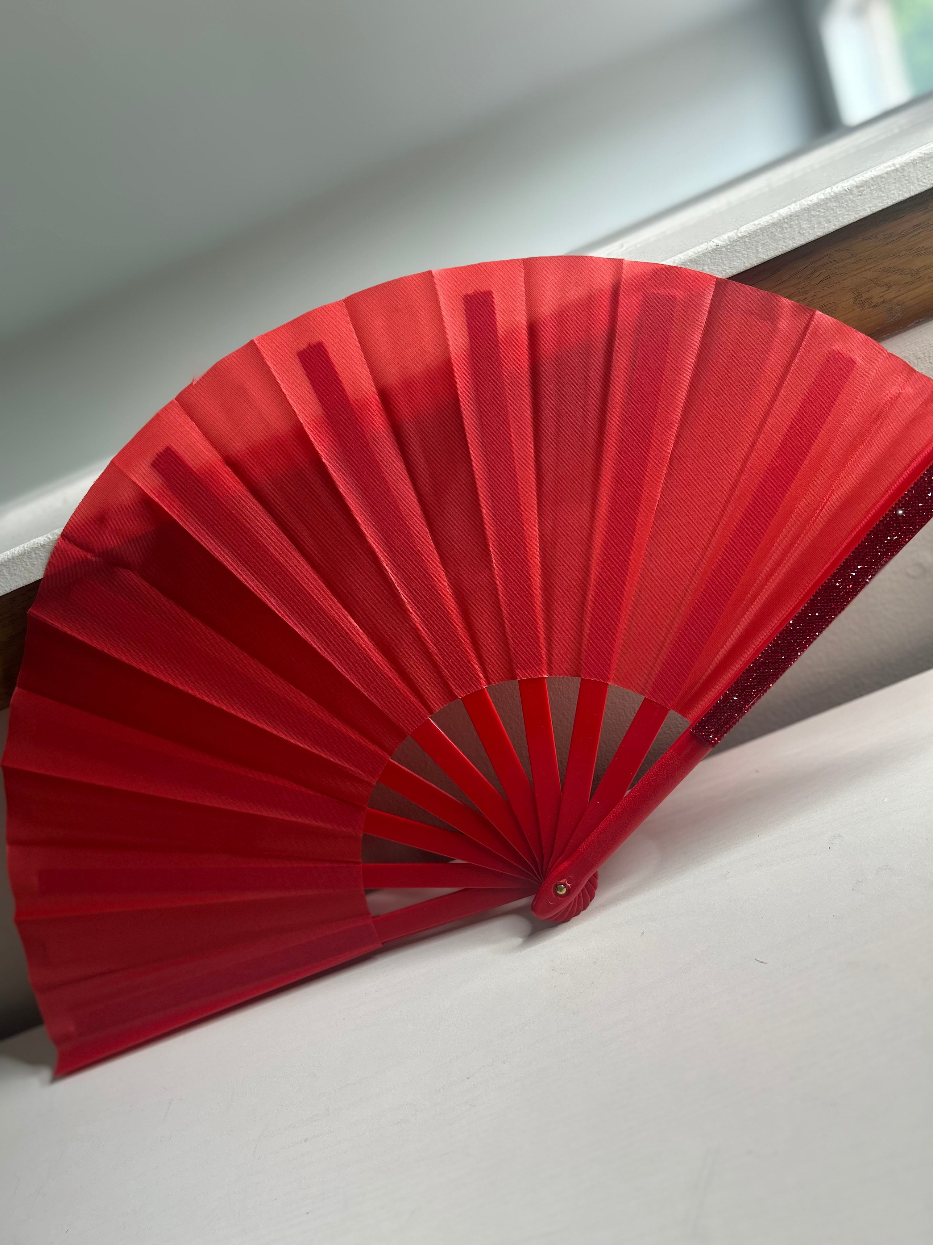 Red Large Clack Fan