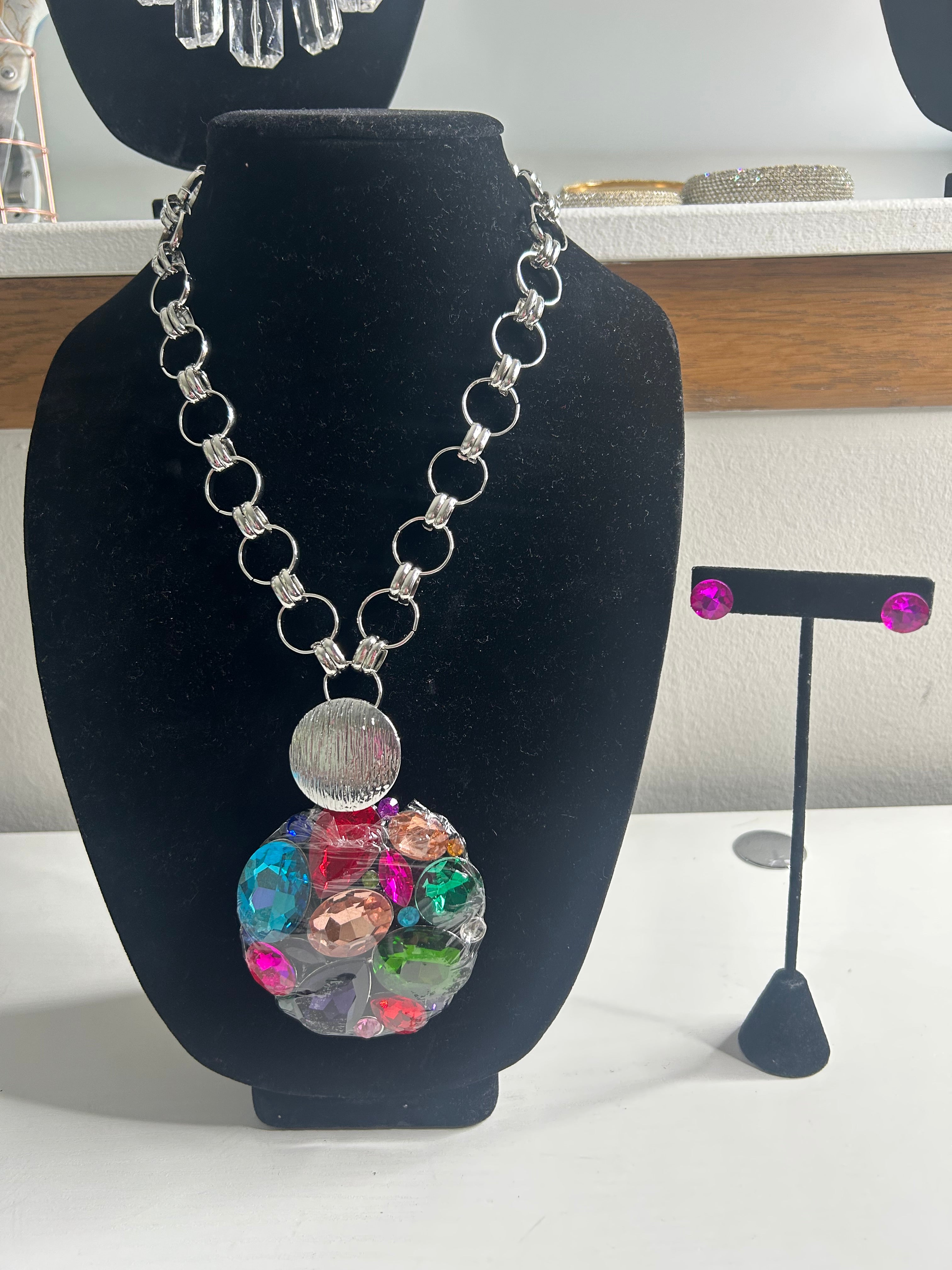 Multicolor Gem Necklace